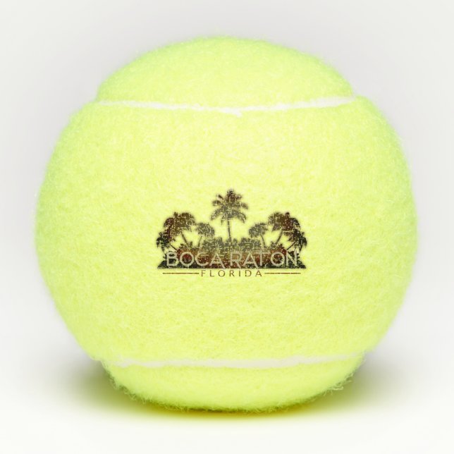 Boca Ratón en Florida, bola de tenis de palma (Anverso)