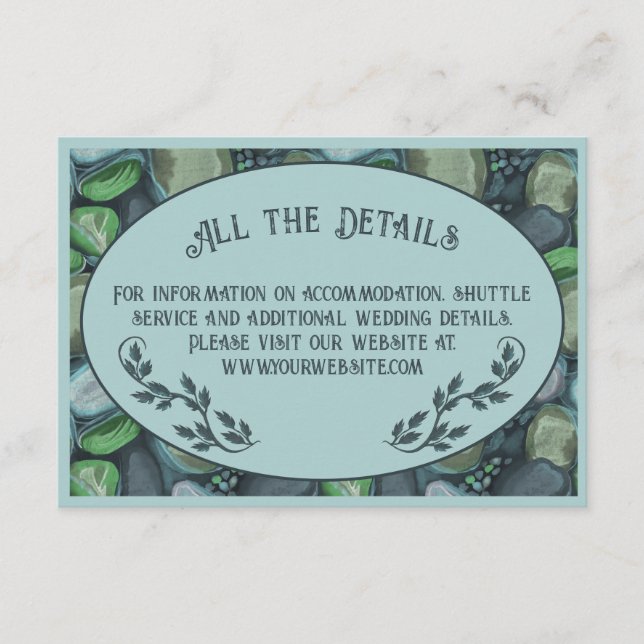 Bocas de agua - tarjeta de recinto (Anverso)