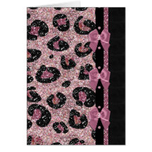 Bocas de cinta de cinta de papel de leopardo rosa