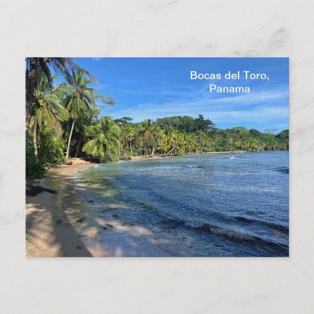 Bocas del Toro, postal de Panamá (Anverso)