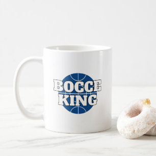 Bocce King taza de café divertida para el jugador 