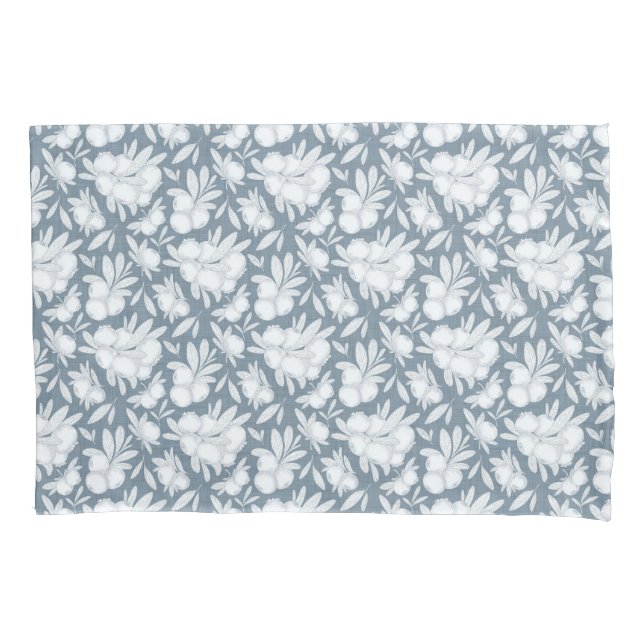 Boceto botánico de cerezo Cubierta King Duvet (Anverso-izquierdo)