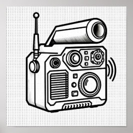 Boceto de arte pop vectorial limpio para página pa