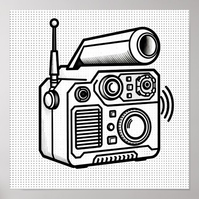 Boceto de arte pop vectorial limpio para página pa (Frente)