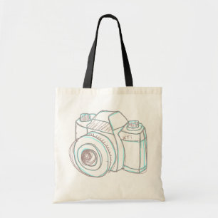 boceto de la bolsa de la cámara