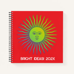 Boceto y garabato soleado: Tu cuaderno creativo