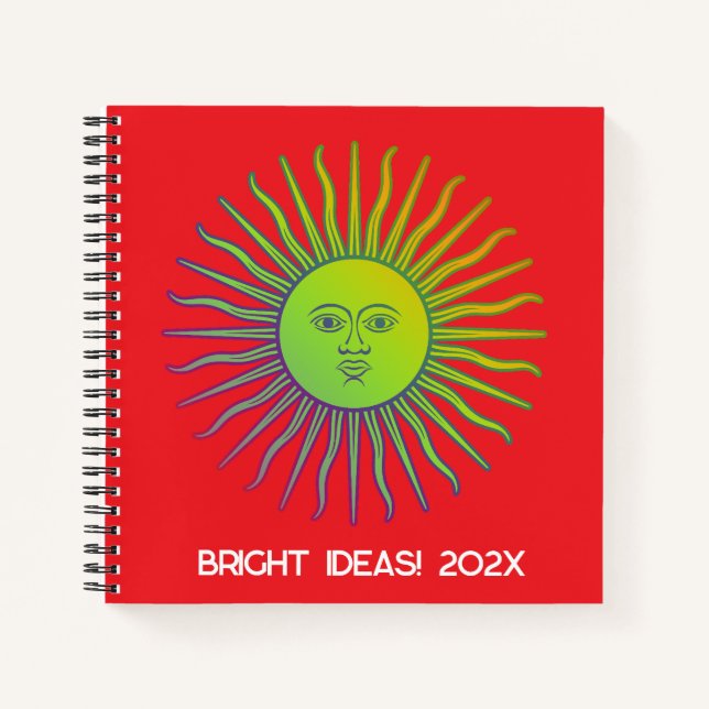 Boceto y garabato soleado: Tu cuaderno creativo (Anverso)