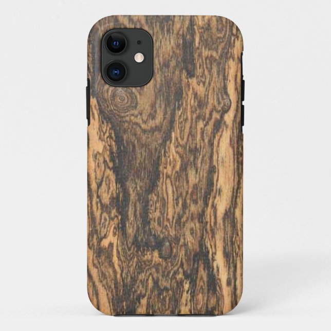 Bocote (madera) Fin funda para iPhone 5 (Reverso)
