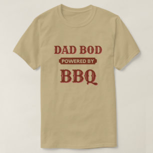 Bod De Papá Alimentado Por Camiseta BBQ