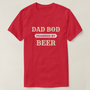 Bod De Papá Alimentado Por Camiseta De Cerveza