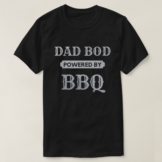 Bod De Papá Alimentado Por Camiseta De Purpurina D (Diseño del anverso)