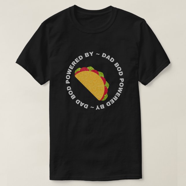 Bod De Papá Alimentado Por La Camiseta Del Purpuri (Diseño del anverso)