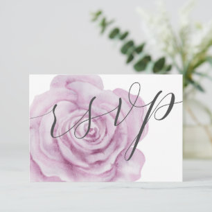 Boda acuática rosa rosa rosa floral RSVP