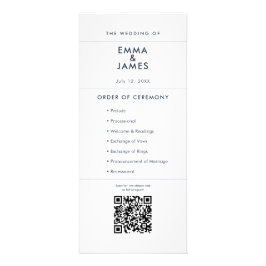 Boda Ampersand Navy | Programa | Código QR