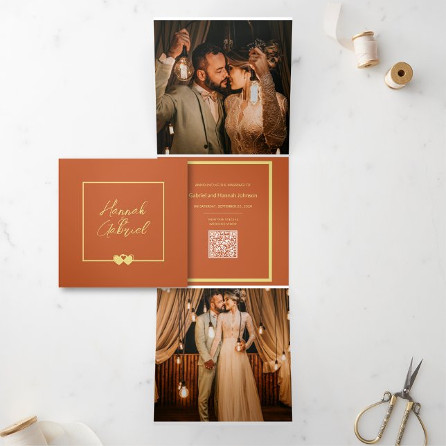 Boda Añadir tarjeta de Invitación fotográfica (Wedding Add Photo Announcement Card)