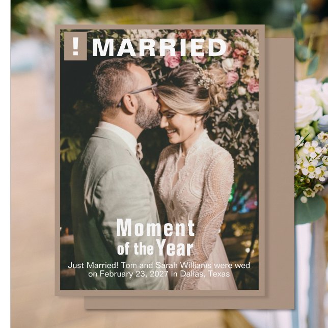 Boda Añadir tarjeta de portada de la revista Photo (Subido por el creador)