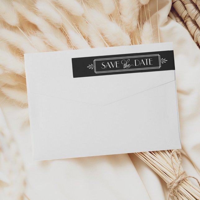 Boda Art Deco Save the Date (Subido por el creador)