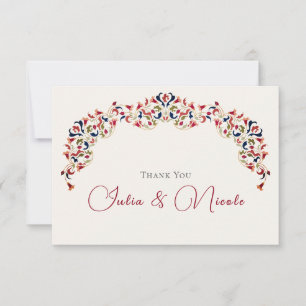 Boda Artística Botánica Floral Paisley de Lujo