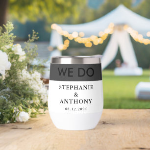 Boda audaz de BW moderno ‘We Do’ Limpiar diseño