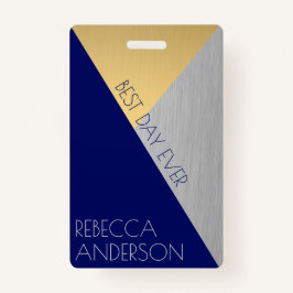 Boda azul de la Marina Tarjeta VIP de plaza de Esc