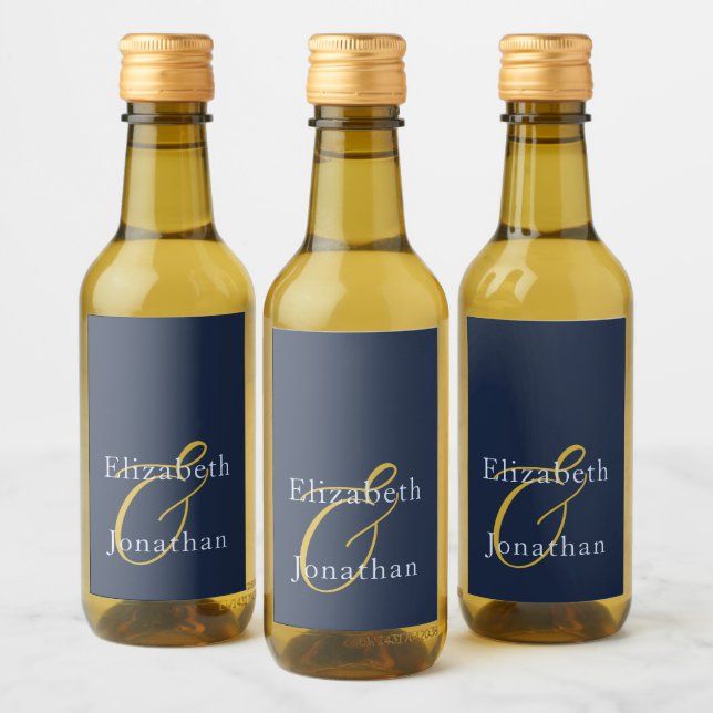 Boda azul opulento (Botellas)