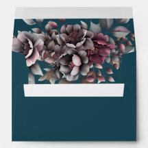 Boda | Azul teal oscuro, Púrpura polvorienta, Lava