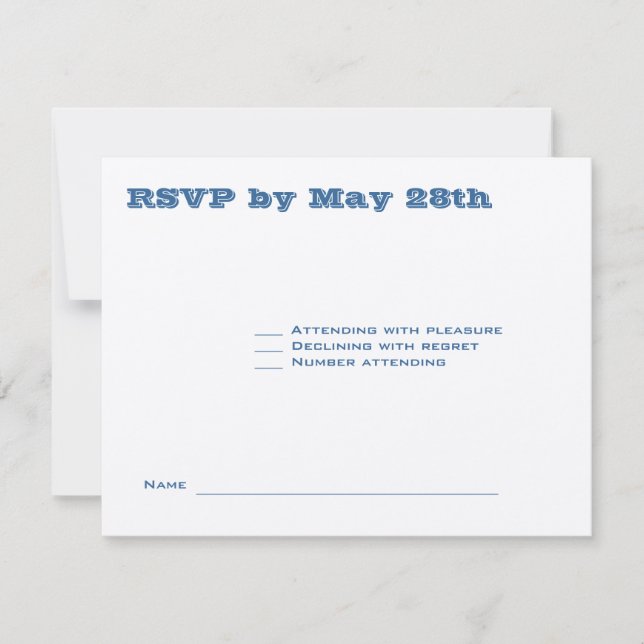 Boda Bar Mitzvah de Ashton RSVP 369 (Anverso)