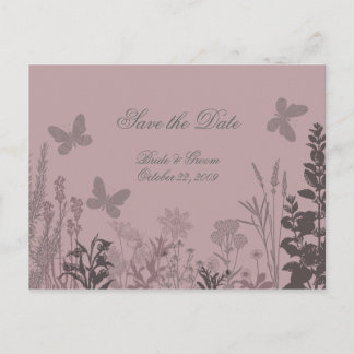 Boda Belle Guardar la tarjeta postal de fecha