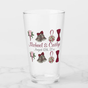 Boda Bells Bow Tie Floral Bouquet Aniversario