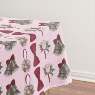 Boda Bells Rosa de novia Flores manteles