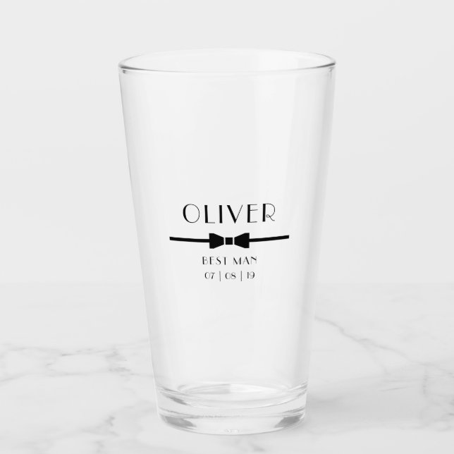 Boda BEST MAN Bow Tie Pint (Anverso)