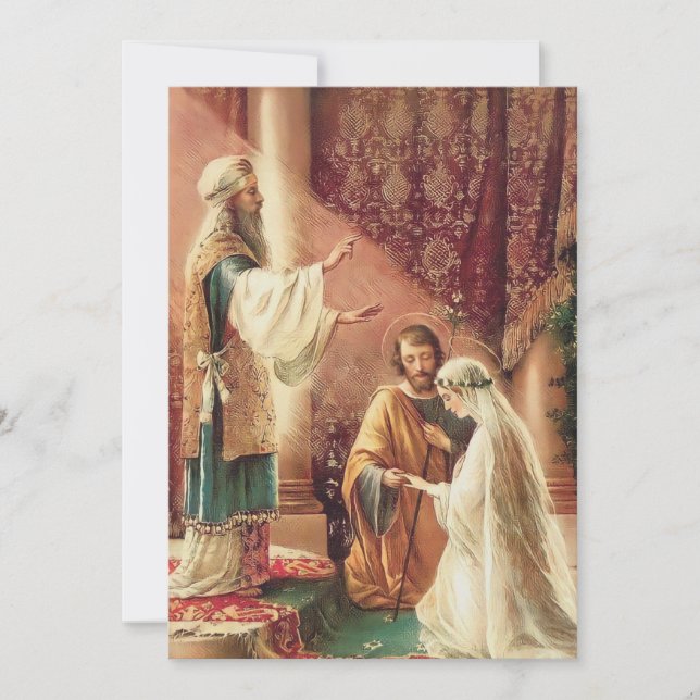 Boda Betrothal María y José (Anverso)