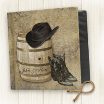 Boda Binder de Barrel Occidental y Boots