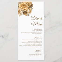 Boda blanco-Bouquet de flores neutra- Menú