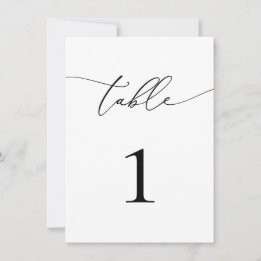 Boda blanco/número de tabla de eventos