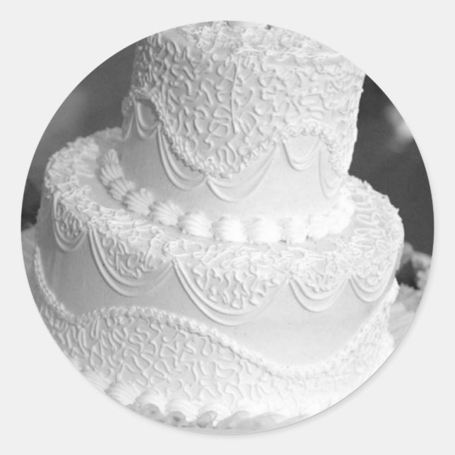BODA BLANCO PEGATINA CAKE (Anverso)