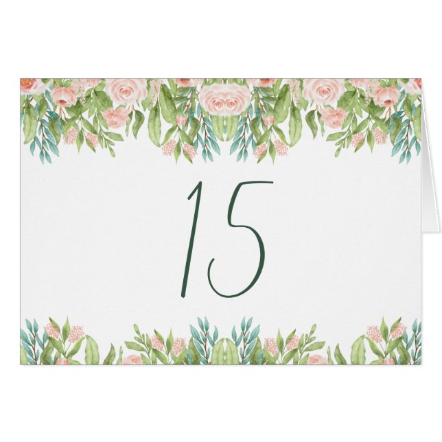 Boda blanco rosado verde Pancartas de tabletas (Anverso (Horizontal))