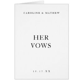 Boda blanco y negro clásico vota su libro de carta