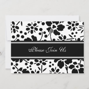 Boda blanco y negro promete invitaciones para la r