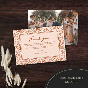 Boda bohemio único gracias a las tarjetas