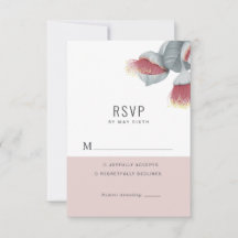 Boda botánica minimalista RSVP