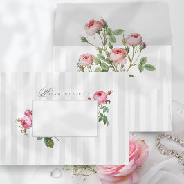Boda Botánica Romántica Chic Rosa Francesa