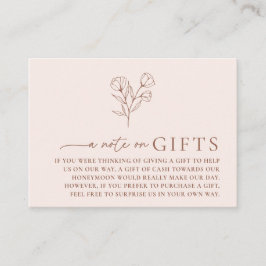 Boda Botánico Mínimo Deseando Tarjeta De Buena Cal