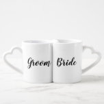 Boda Bride Groom | Juego de 2 tazas de té para caf<br><div class="desc">... </div>