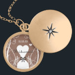 Boda Bridesmaid Keepsake Gracias Collar<br><div class="desc">Collares de sake Elija Plata o Plata Estridente</div>