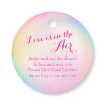 Boda Burbujas Etiquetas de las acuarelas de la ins