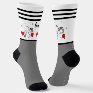 Boda, calcetines El día de San Valentín