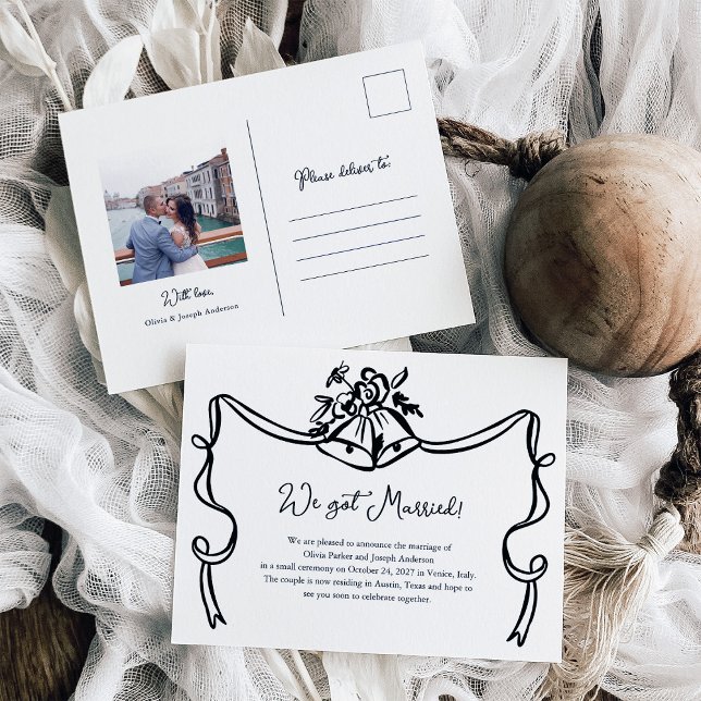 Boda caprichoso campanilla Invitación Boda de foto (Subido por el creador)