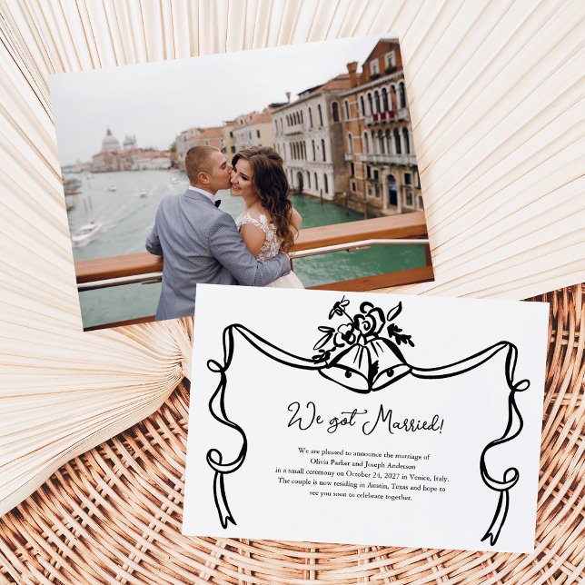 Boda caprichoso campanilla Invitación Boda de foto (Subido por el creador)