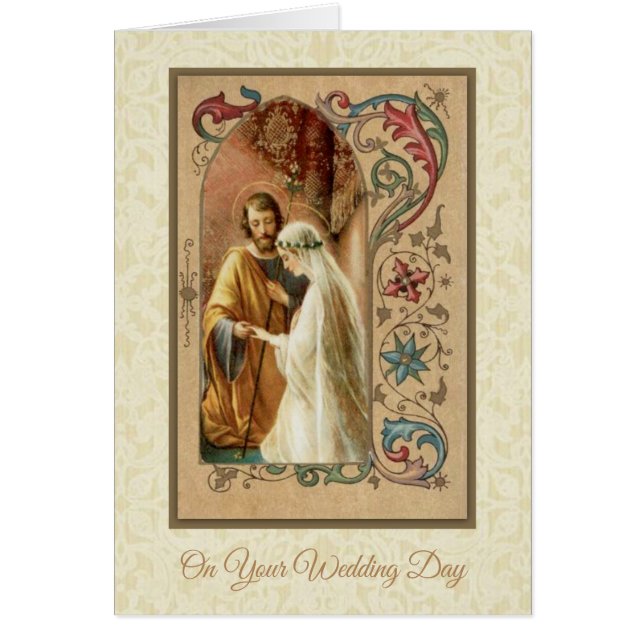 Boda católica Bendita Virgen María José (Frente)